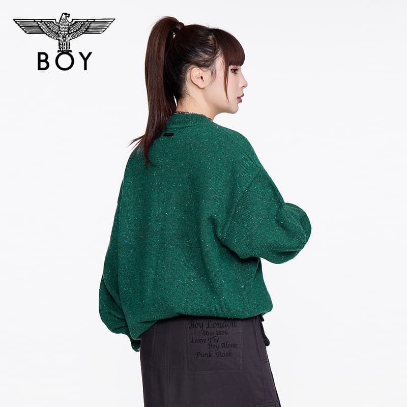 Кофта BOY LONDON Зеленые Унисекс Свитера - изображение 5