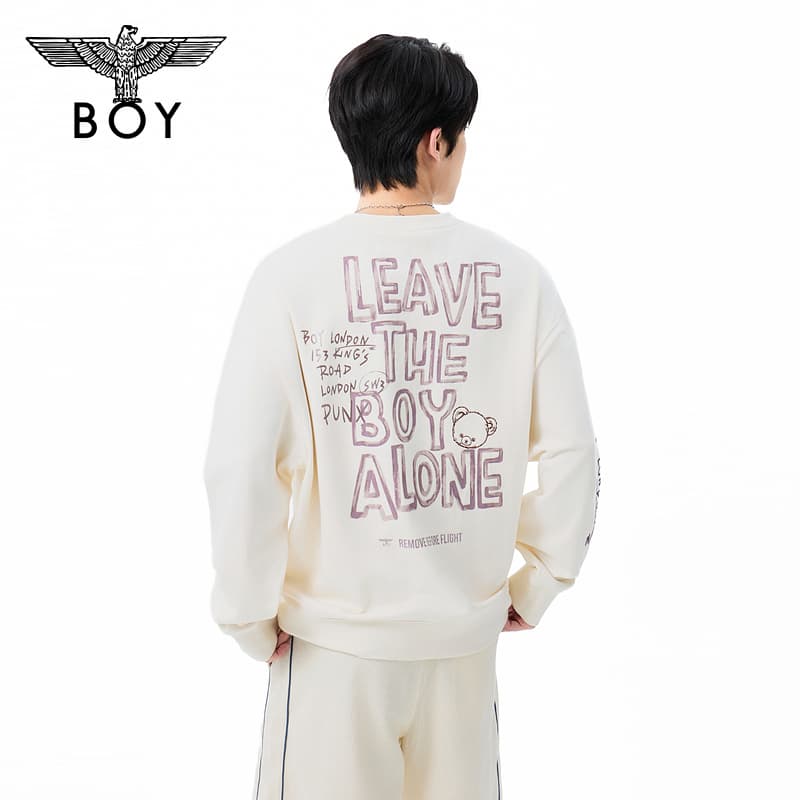 Худи Boy London Экрю Унисекс Толстовка - изображение 3