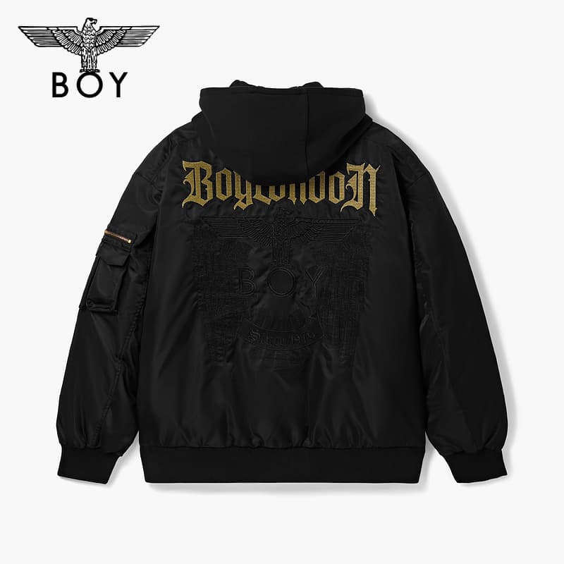 Зимняя куртка BOY LONDON Черный Унисекс Пуховики - изображение 2