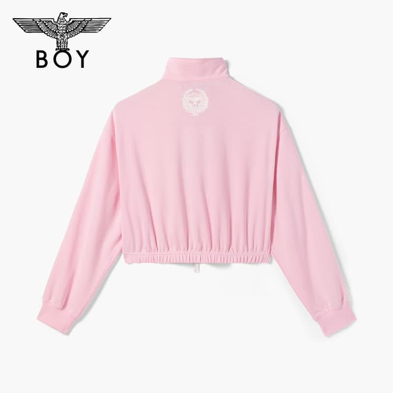 BOY LONDON Розовый Женские Укороченные куртки и пальто - изображение 2