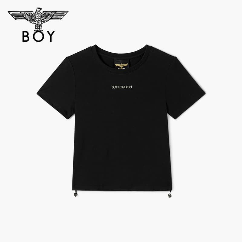 Футболка BOY LONDON Черные Женские T-рубашки - изображение 2