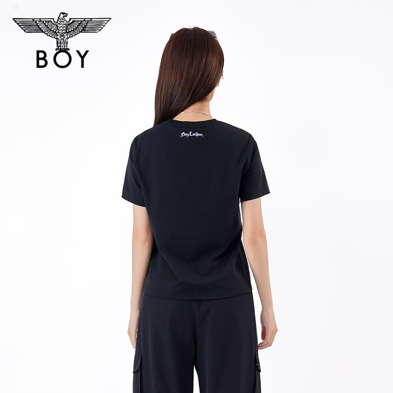Футболка Boy London Черные Женские T-рубашки - изображение 4