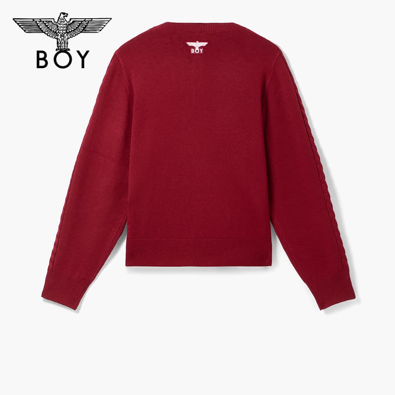 Кофта Boy London Бургунди Женский Трикотаж - изображение 2