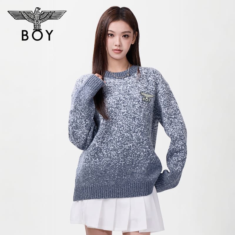 Кофта BOY LONDON Синие Унисекс Свитера - изображение 4