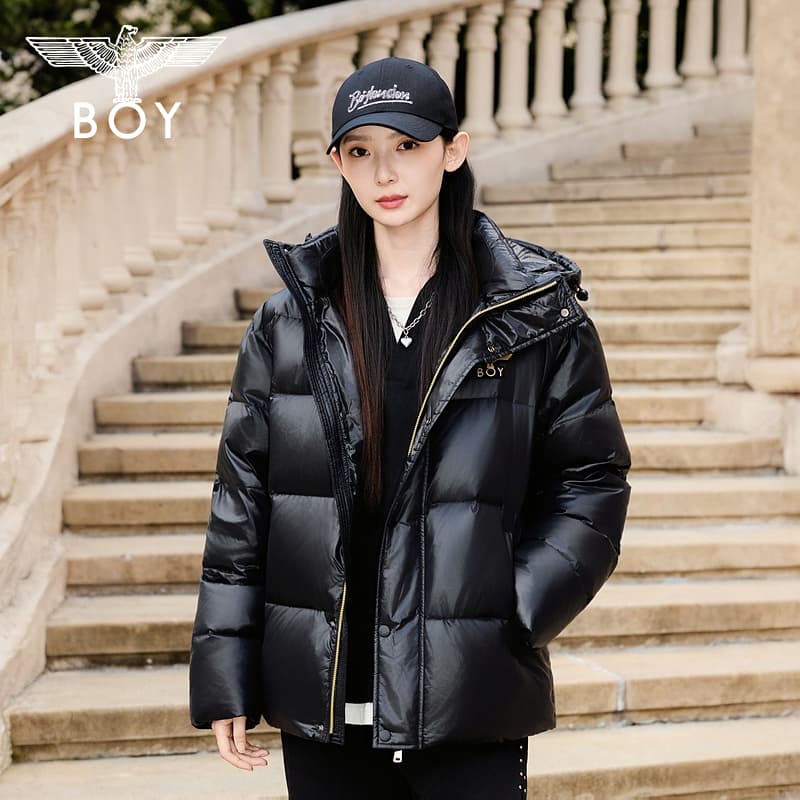 Зимняя куртка Boy London Черный мужской Пуховики - изображение 5