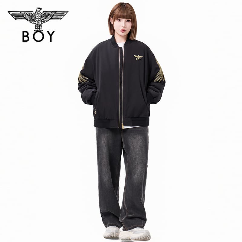 Зимняя куртка пуховик BOY LONDON Хлопковый пуховик унисекс - изображение 4