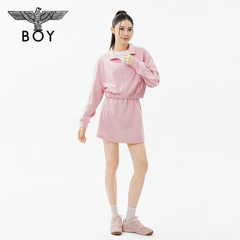 BOY LONDON Розовый Женские Укороченные куртки и пальто - изображение 5