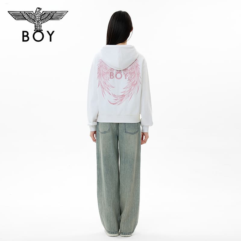 Худи Boy London Белый Женские Толстовки - изображение 4