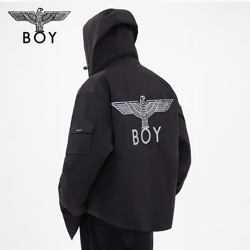 Зимняя куртка Boy London Пуховик Унисекс Черный - изображение 4