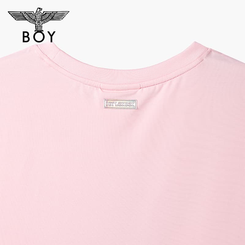 Футболка BOY LONDON Розовые Женские T-рубашки - изображение 6
