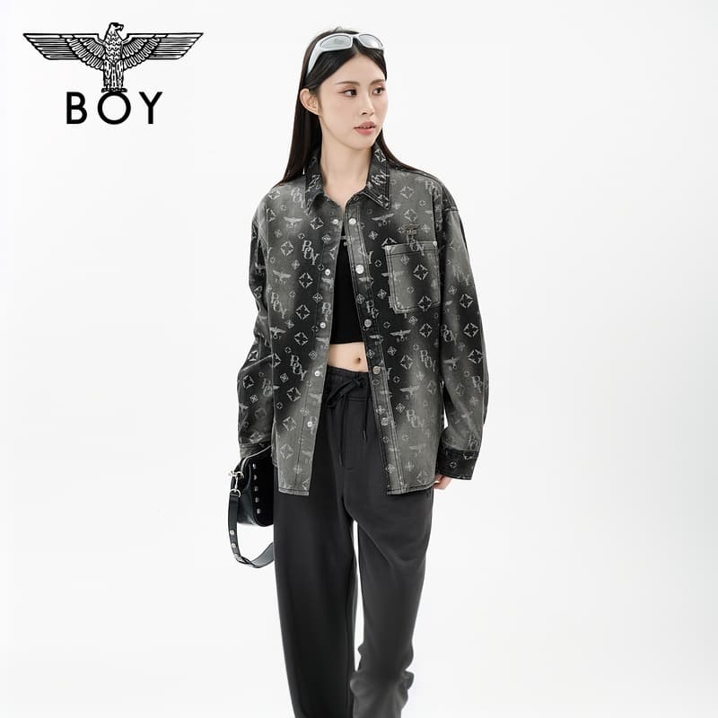 Рубашка BOY LONDON Черный Унисекс Рубашки - изображение 5