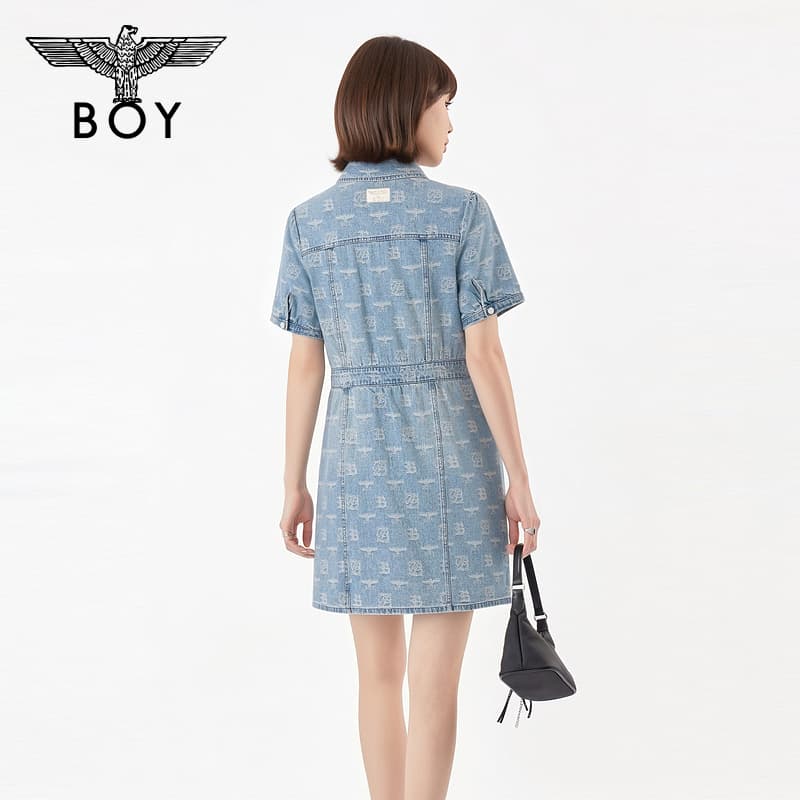 Платье Платье с короткими рукавами для женщин Boy London - изображение 3