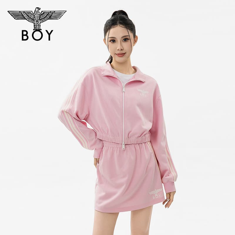 BOY LONDON Розовый Женские Укороченные куртки и пальто - изображение 3