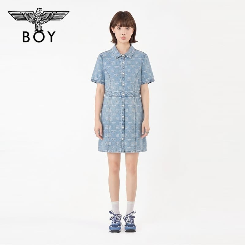 Платье Платье с короткими рукавами для женщин Boy London - изображение 4