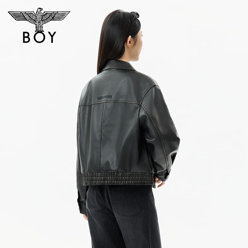 Куртка BOY LONDON Черный Женские Куртки - изображение 4