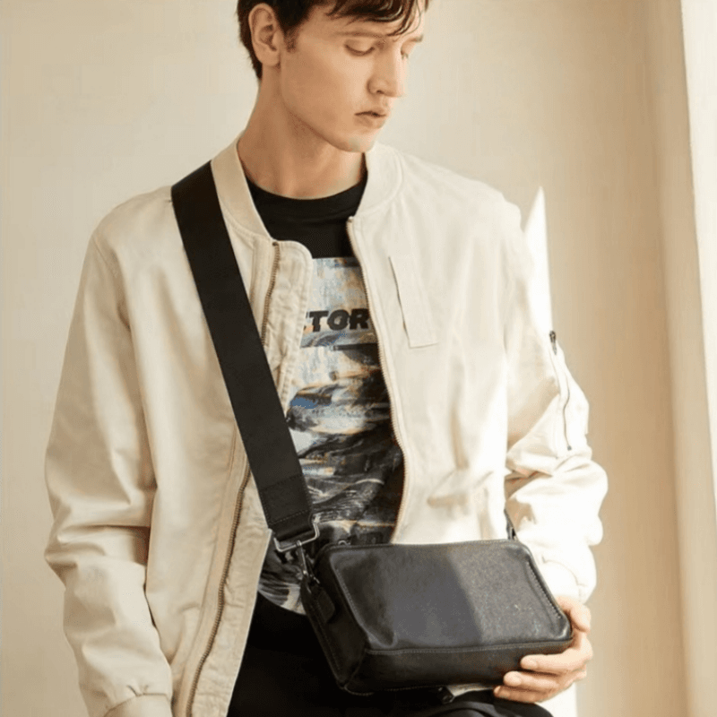 Сумка через плечо Hush Puppies Retro Leather Crossbody Bag Black - изображение 4
