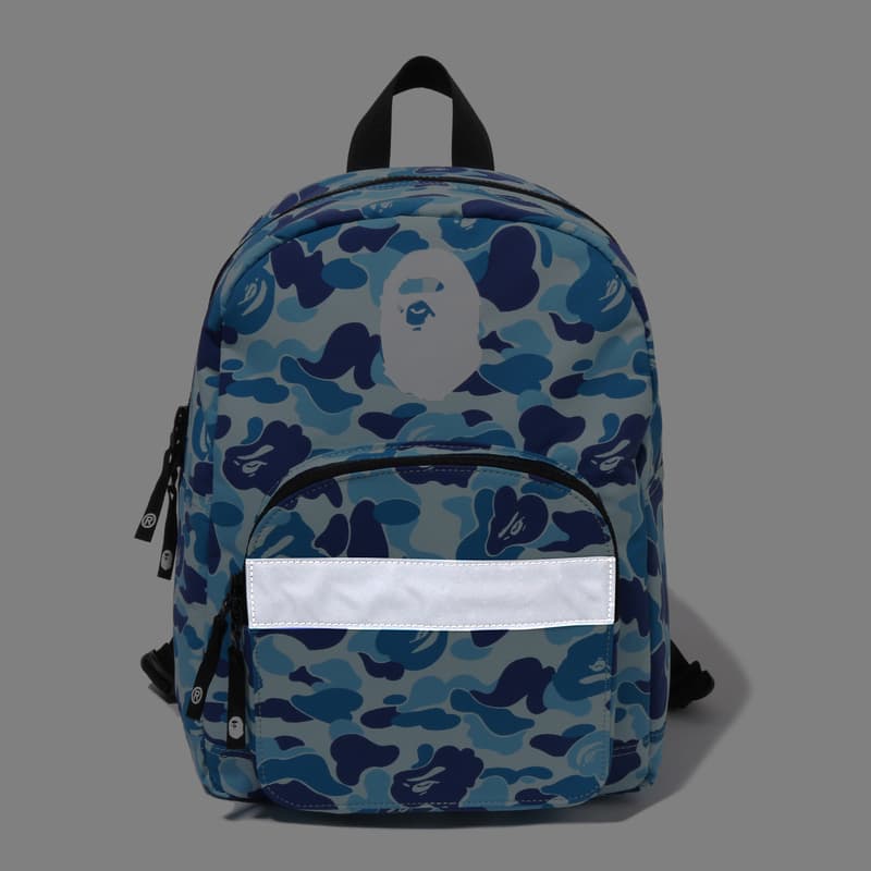 A BATHING APE Ткань Рюкзак Стандартный (Standard) Детский Синий Зеленый Розовый - изображение 4