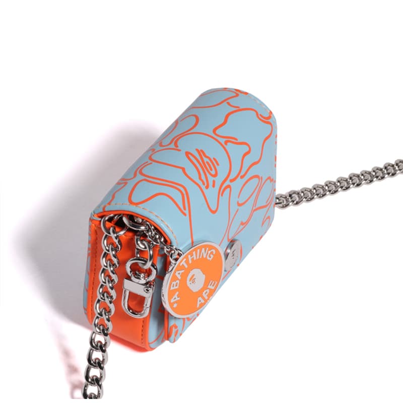 Сумка через плечо A BATHING APE Mini Crossbody Bag Blue Pink - изображение 2