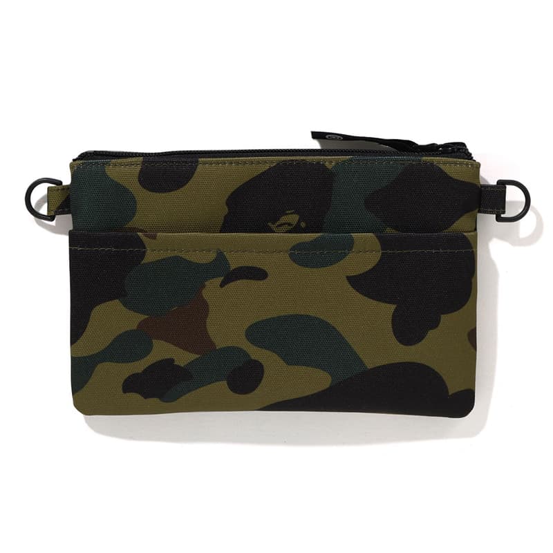 Сумка через плечо A BATHING APE Полиэстеровая ткань Сумка через плечо Детская Зеленая Желтая - изображение 3