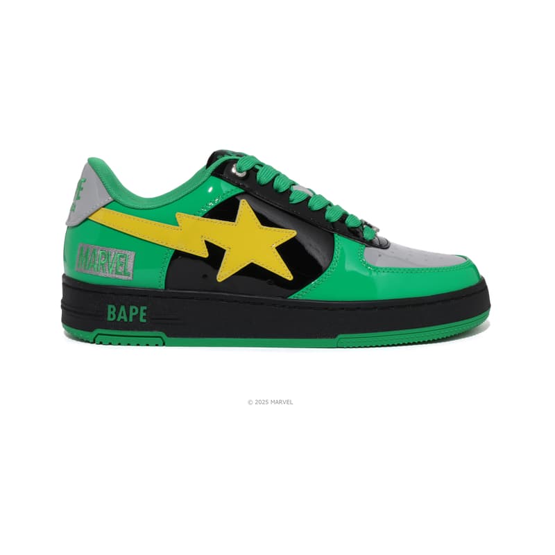 Кроссовки A BATHING APE Низкие кеды для скейтбординга Женские Зеленые - изображение 2