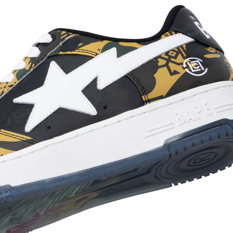 Кроссовки BAPE BAPE STA x CLOT CAMO - изображение 6