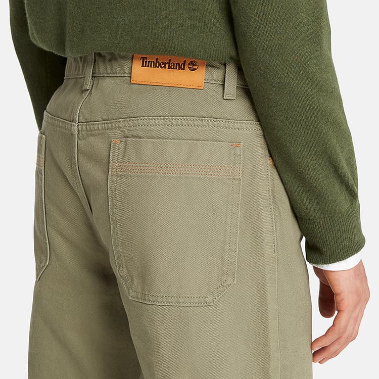 Штаны Timberland Kassel Зеленые Мужские Повседневные Штаны - изображение 6