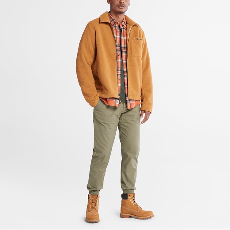 Куртка Timberland Пшеница Мужские Бархатные Куртки - изображение 4
