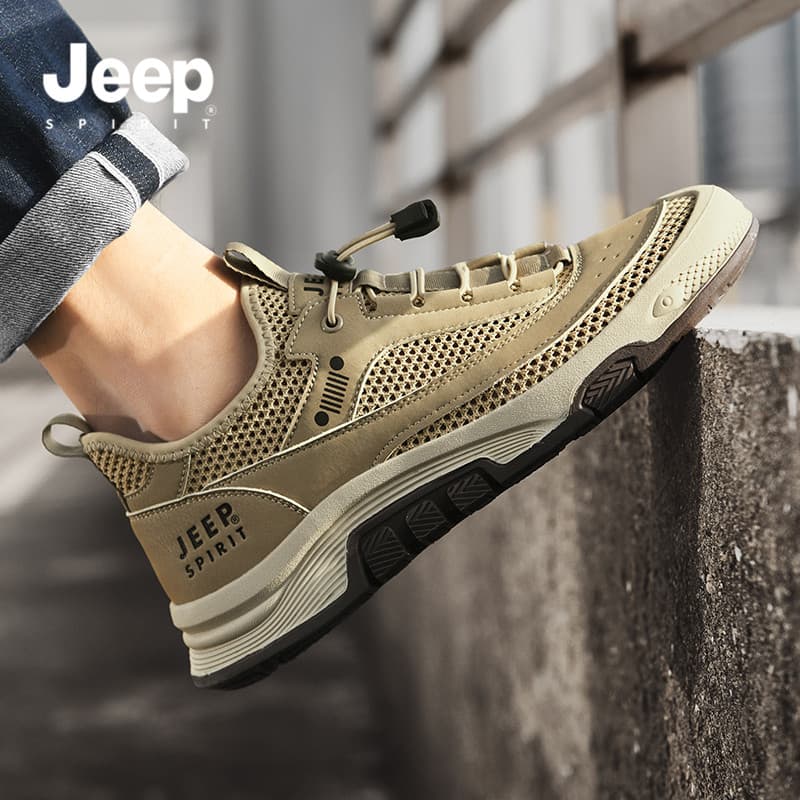 Кроссовки JEEP SPIRIT Износостойкий Дышащий Легкий Уличная Обувь Мужская - изображение 10