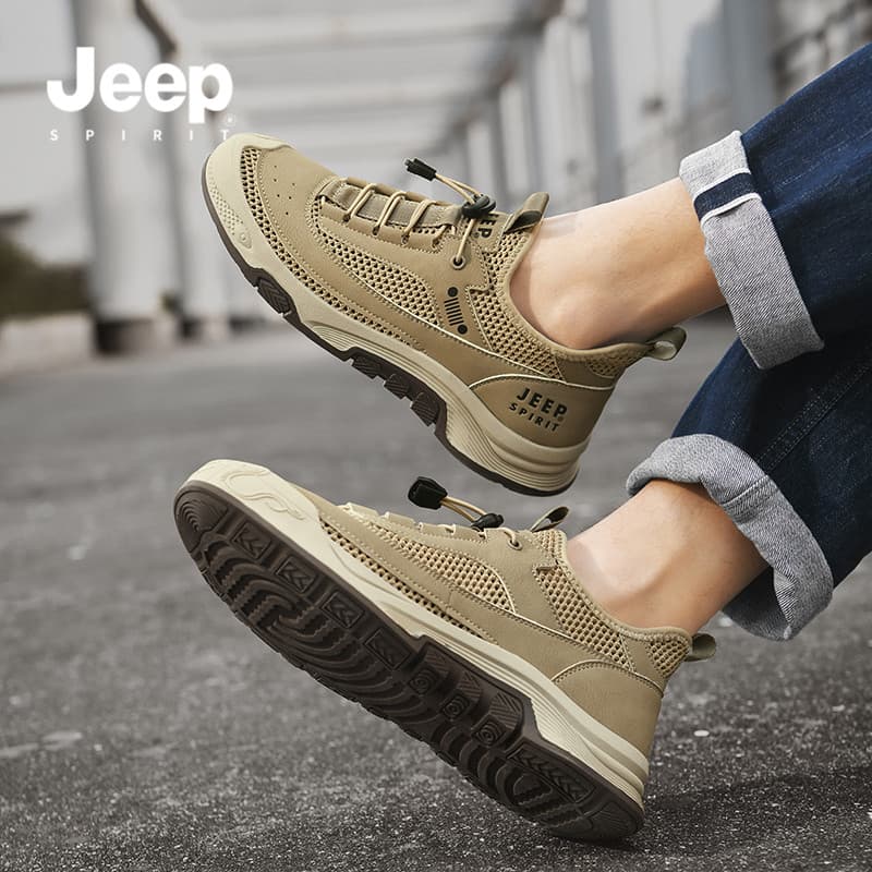 Кроссовки JEEP SPIRIT Износостойкий Дышащий Легкий Уличная Обувь Мужская - изображение 13