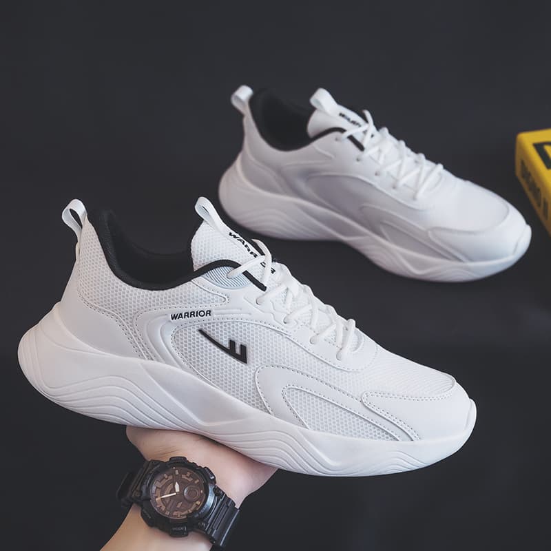 Кроссовки WARRIOR Low Топ Повседневная обувь Унисекс Белый черный - изображение 8