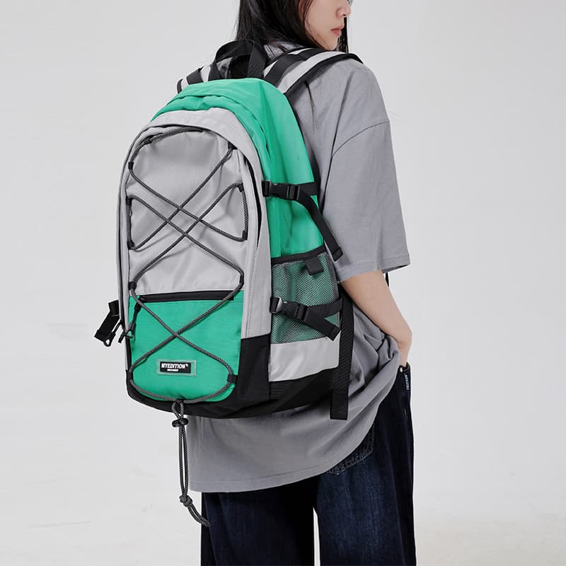Рюкзак MYEDITION 32L Outdoor Backpack Polyester Fiber Black Green MYEDITION 32L Outdoor Рюкзак Полиэстер Волокно Черный Зеленый - изображение 6