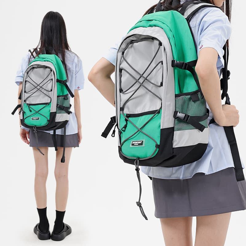 Рюкзак MYEDITION 32L Outdoor Backpack Polyester Fiber Black Green MYEDITION 32L Outdoor Рюкзак Полиэстер Волокно Черный Зеленый - изображение 4