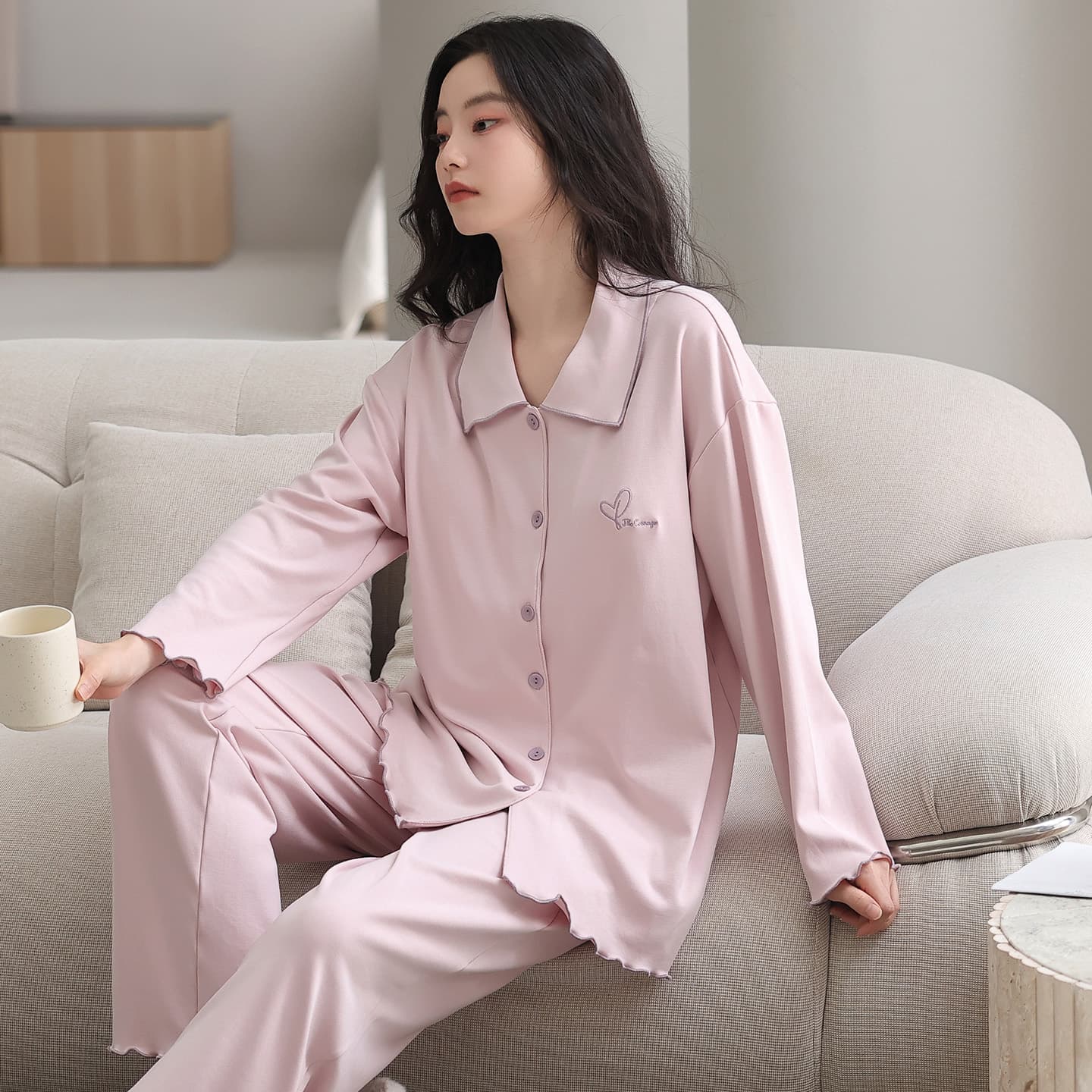 Пижама MIIOW Pink Women's Pajama Sets MIIOW Розовый Женский Комплект Пижам - изображение 4