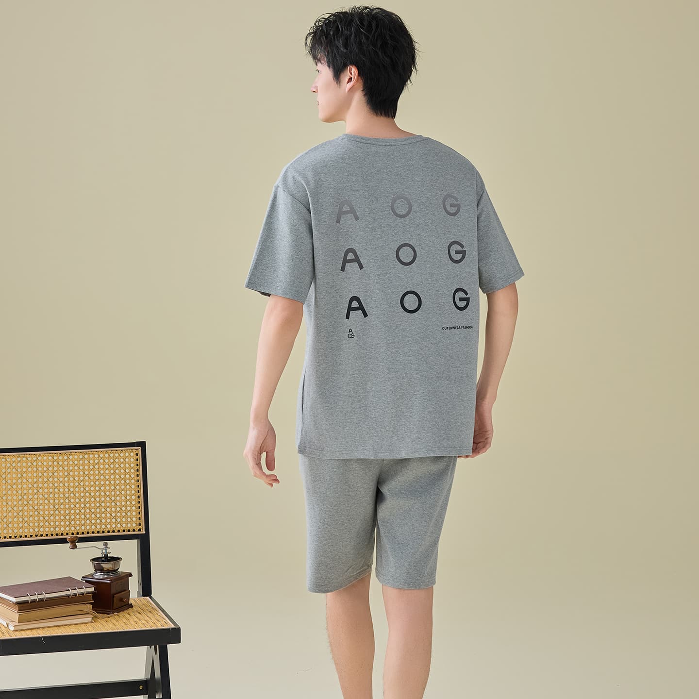 Пижама MIIOW Cool One Summer Series Пижамный комплект с волшебными цветами мужской - изображение 7
