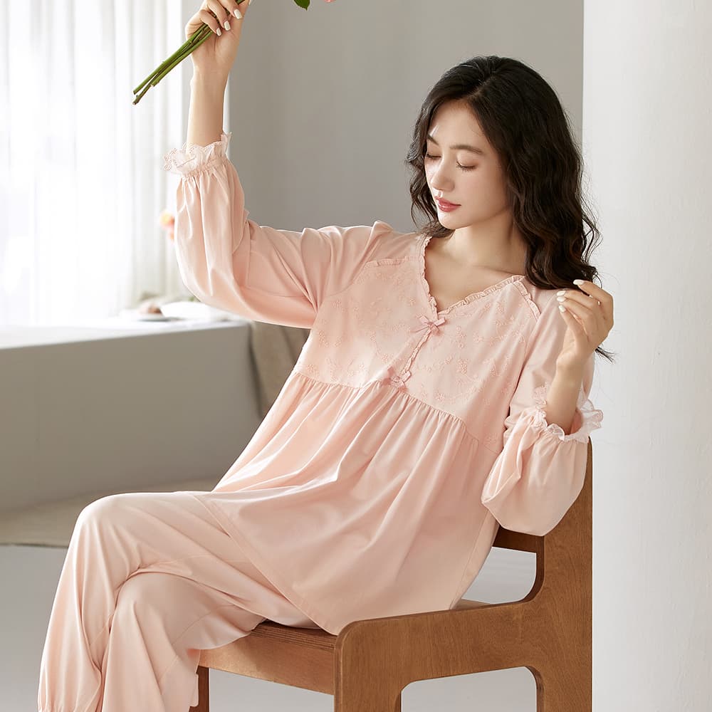 Пижама MIIOW Pink Set Women's Pajama Sets - изображение 3