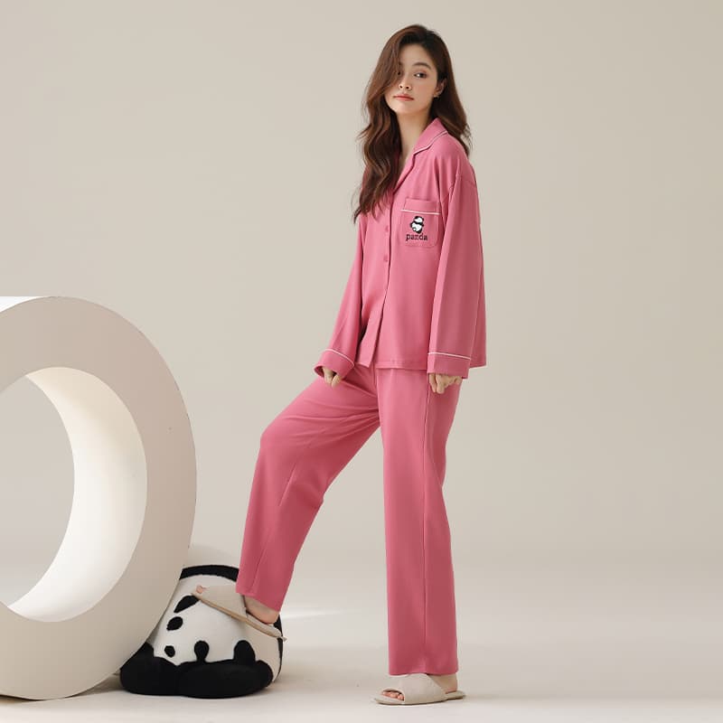 Пижама MIIOW Pink Red Women's Pajama Sets - изображение 6