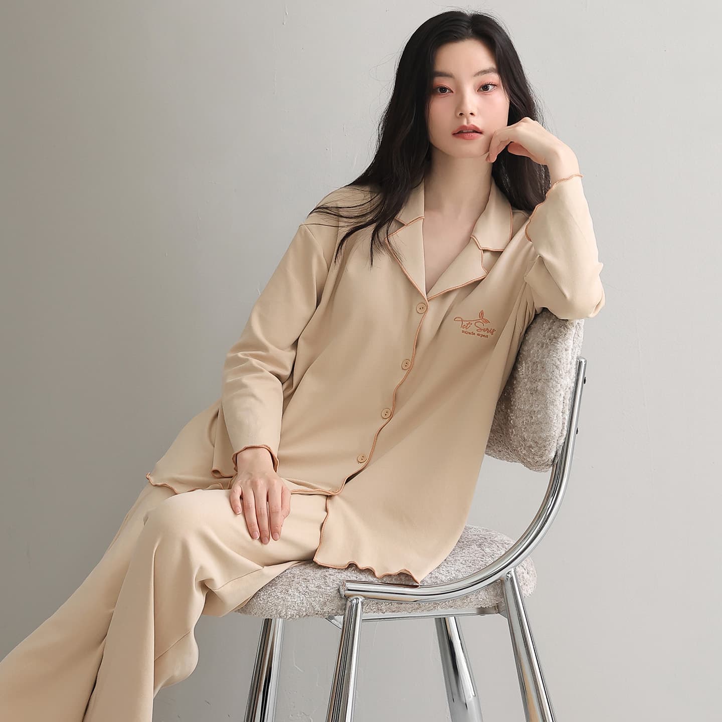 Пижама MIIOW Khaki Женские Пижамные Комплекты - изображение 3