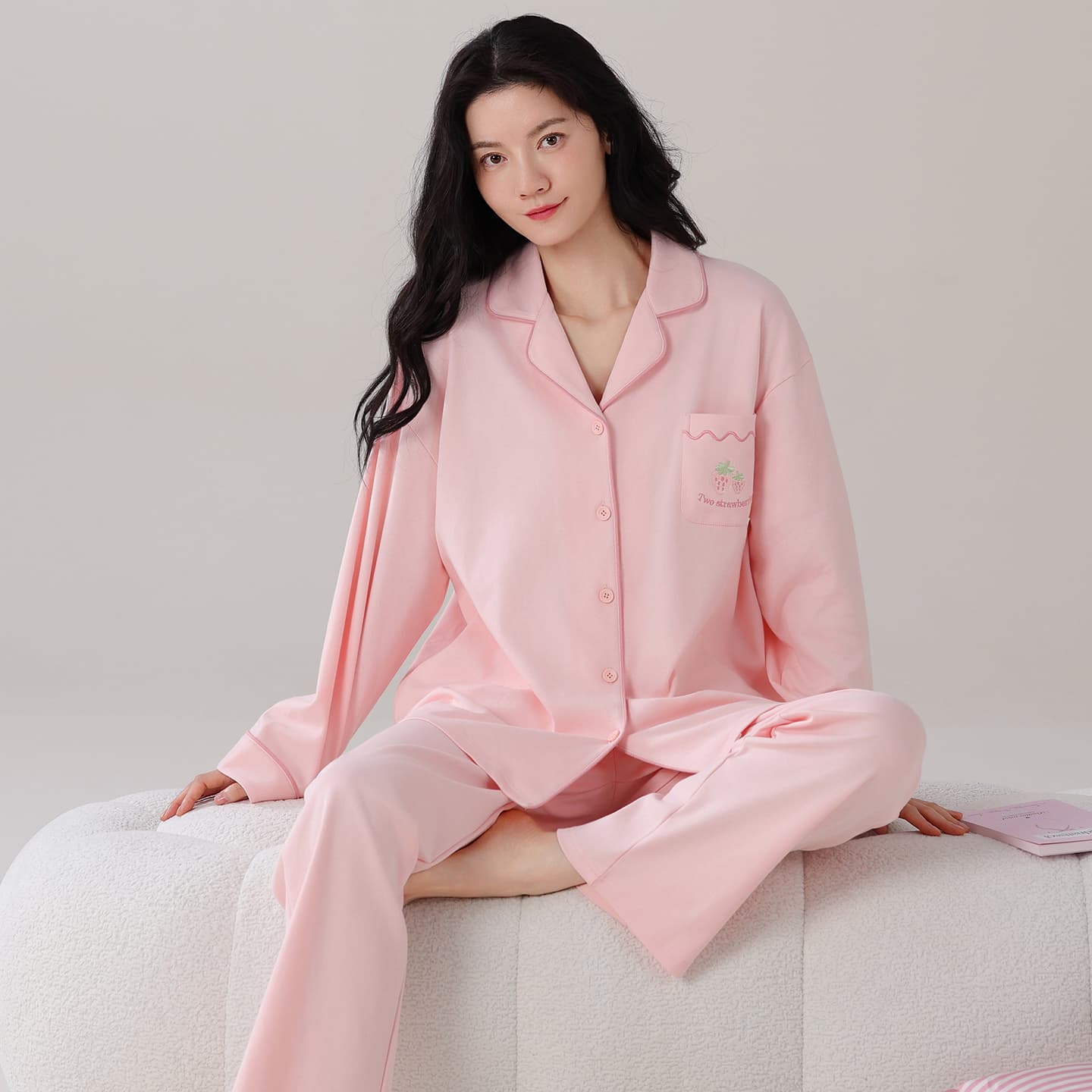 Пижама MIIOW Pink Set Women's Pajama Sets - изображение 2