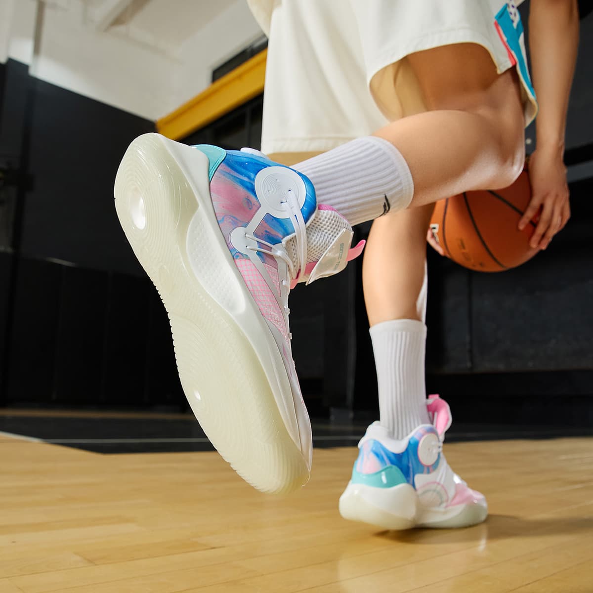 Кроссовки для баскетбола Li-Ning Speed 9 Team Ice Cream - изображение 8