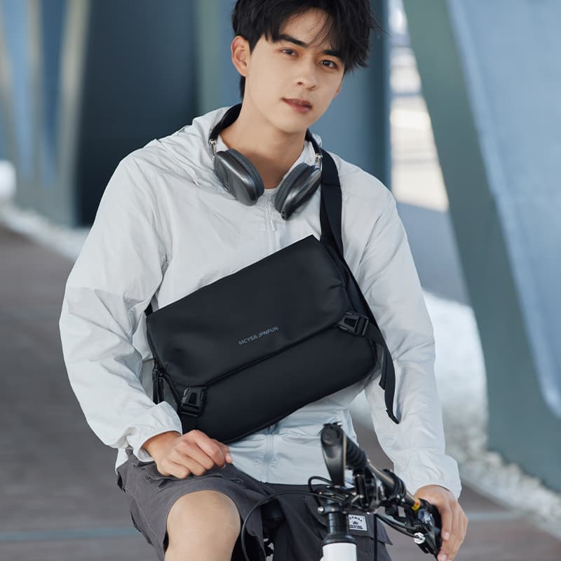 Сумка через плечо MCYS＆JPN Black Sling Bag - изображение 7
