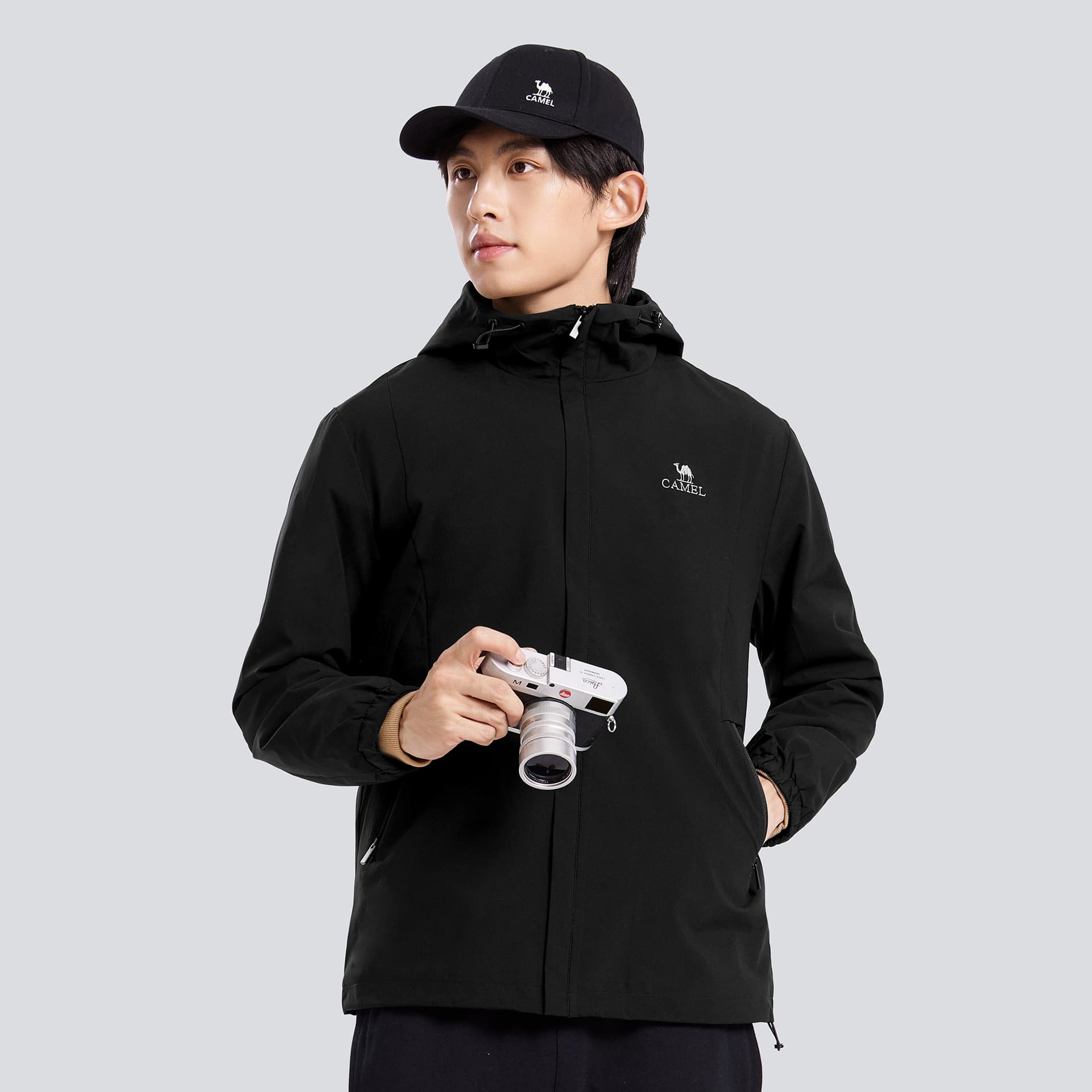 Куртка CAMEL City Function Series Hoodie Jacket Black - изображение 5