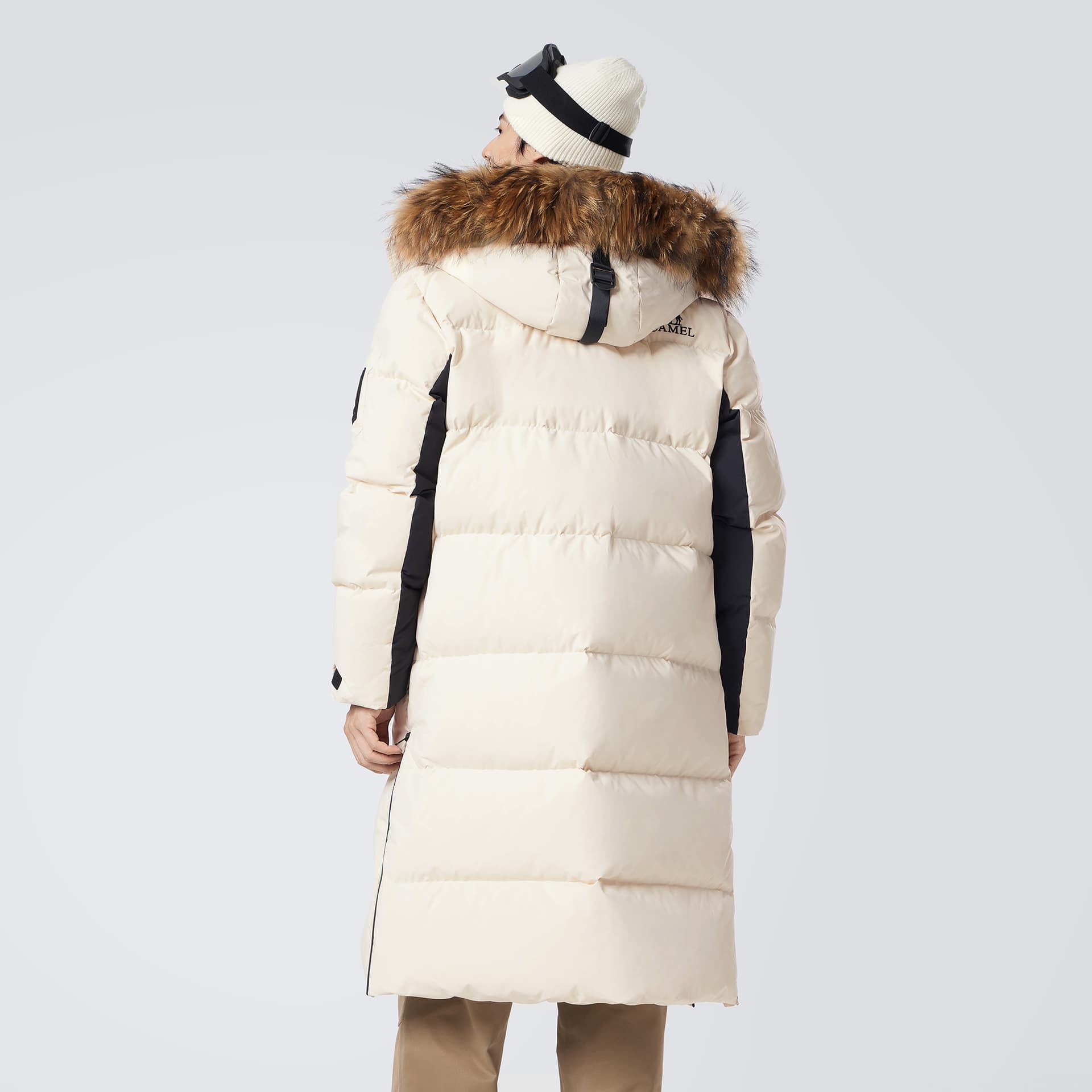 Зимняя куртка Верблюжий цвет Extreme Cold Down Jacket Унисекс - изображение 5