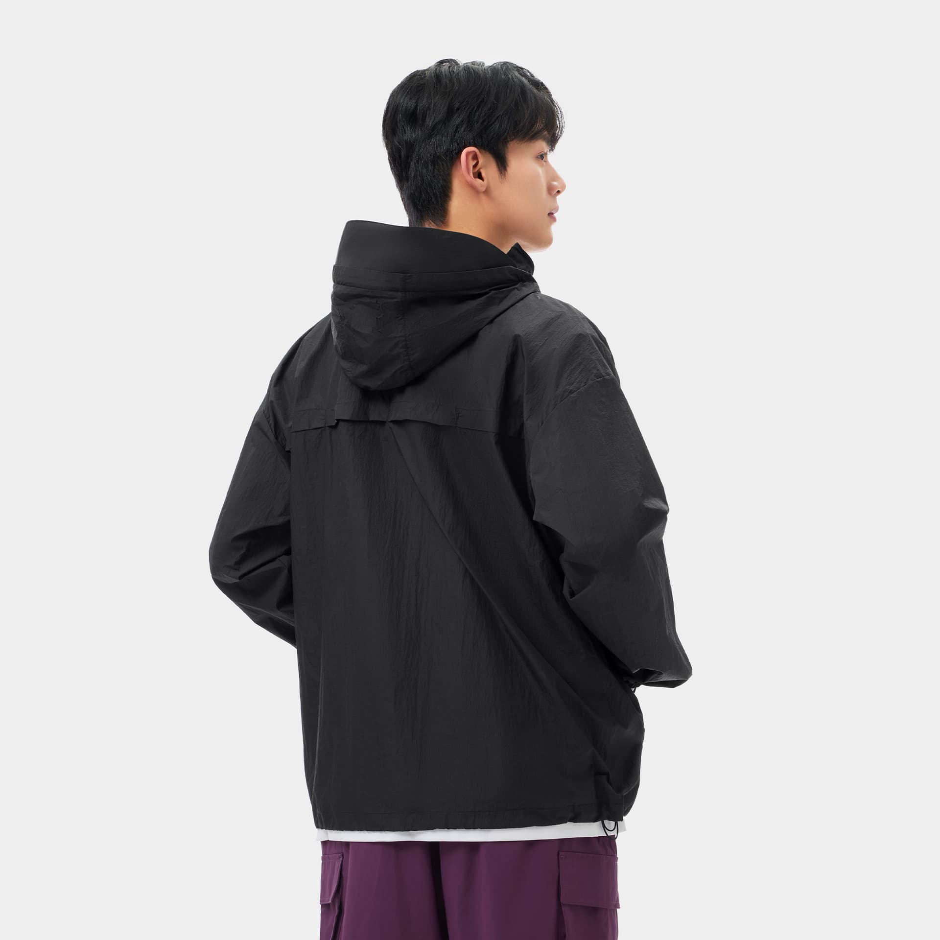 Легкая ветровка Верблюжий цвет Капсулы Одежда с UV-защитой Унисекс - изображение 6