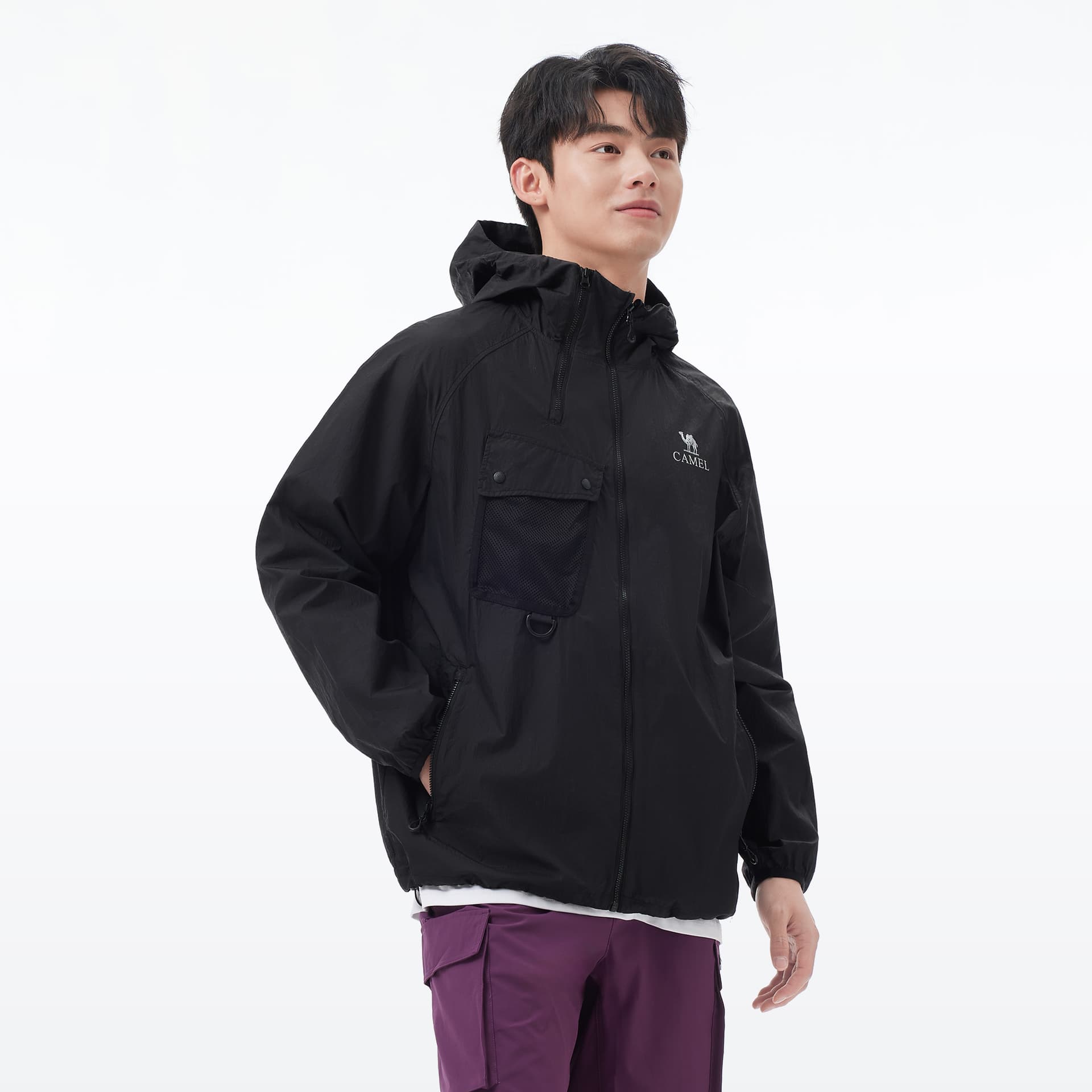 Легкая ветровка CAMEL Urban Function Series Быстросохнущая одежда с защитой от солнца унисекс - изображение 7