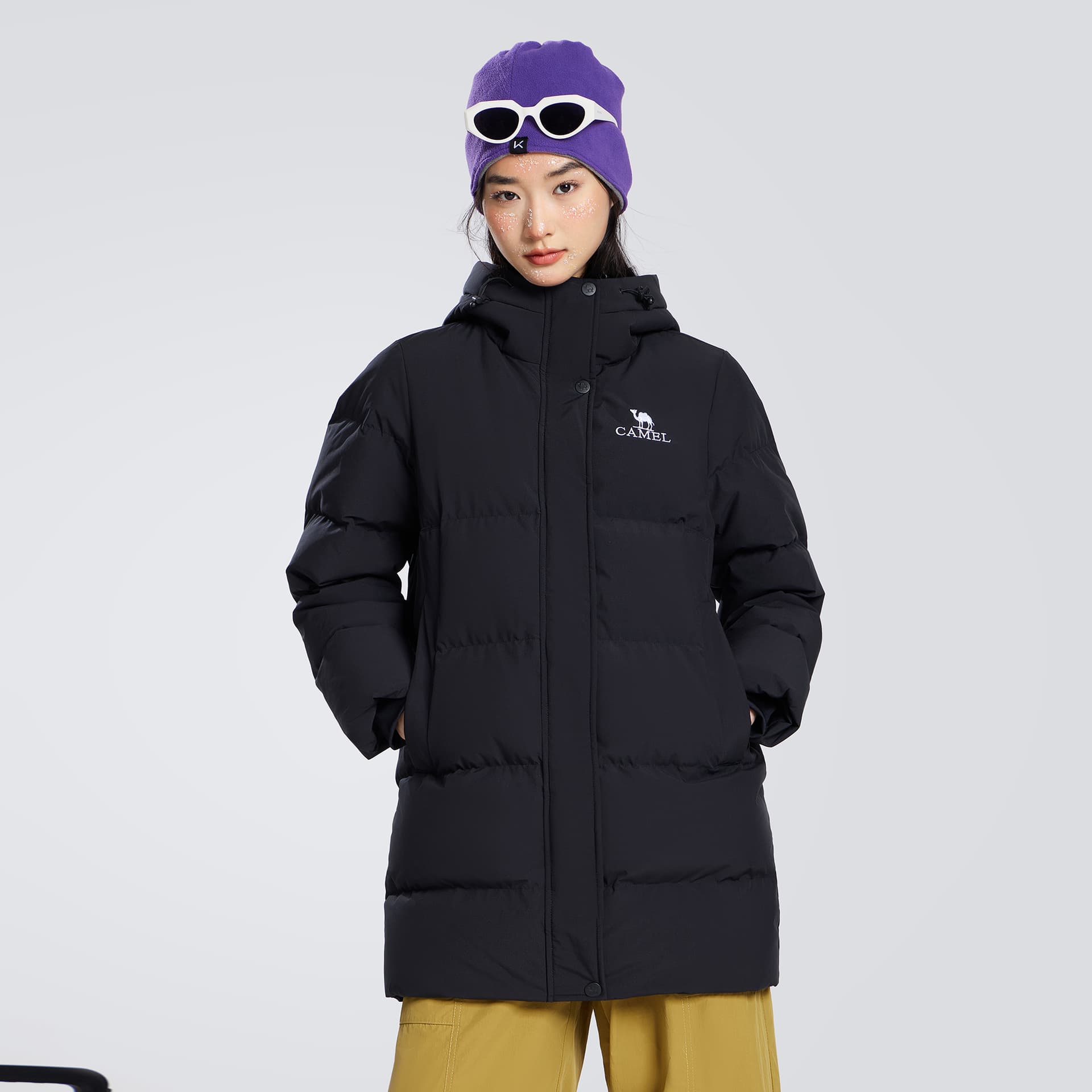 Пуховик Верблюжий цвет Warm Fleece Collection Пуховик Женские - изображение 12