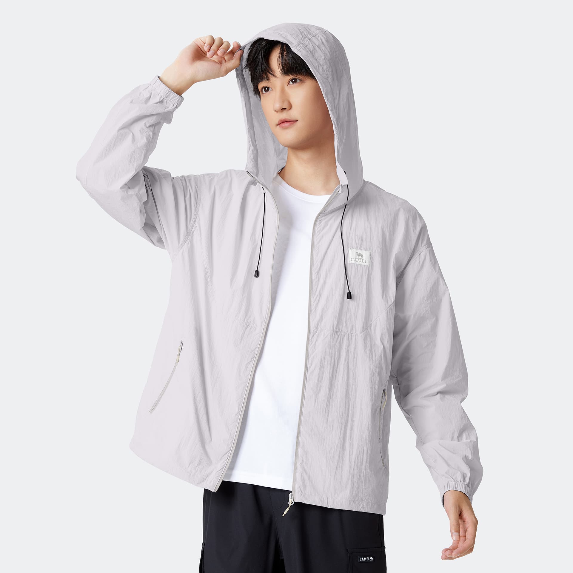 Легкая ветровка CAMEL Urban technical clothing Cooling lightweight breathable UPF50+ jacket Unisex - изображение 6