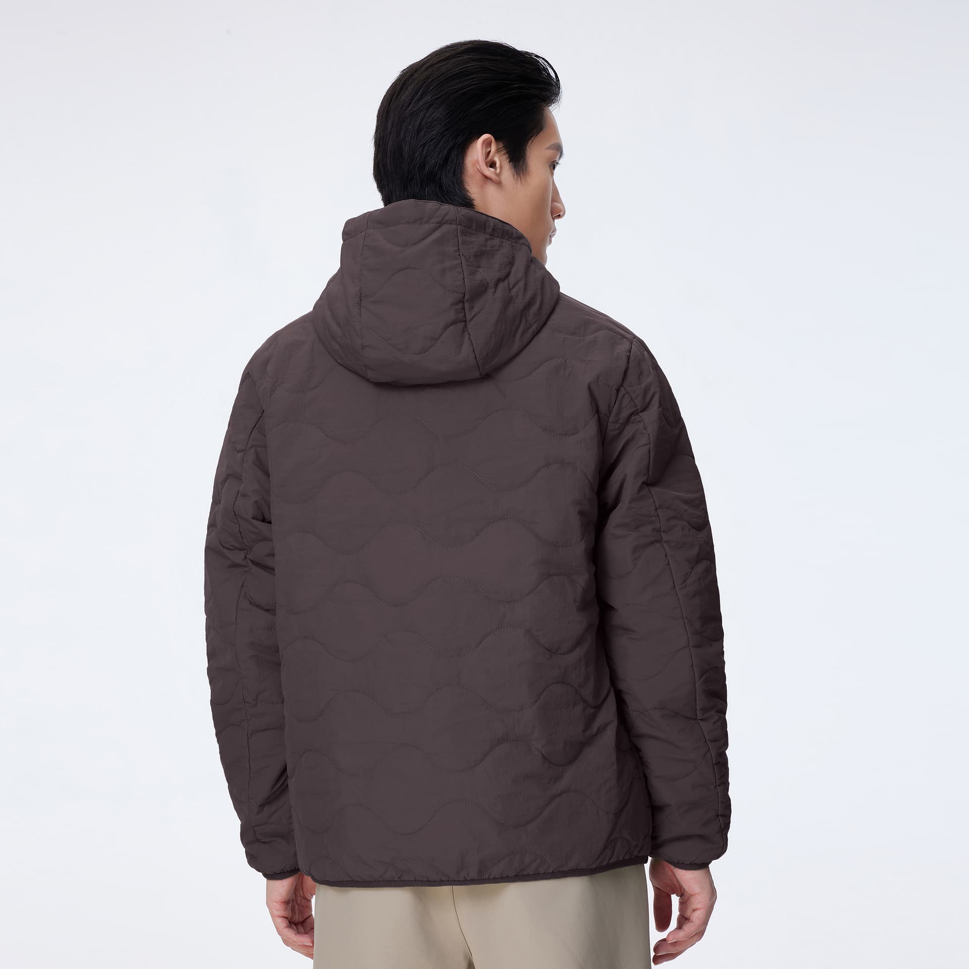 Зимняя куртка пуховик Верблюжий цвет Warm Fleece Collection Мужская хлопковая куртка - изображение 10