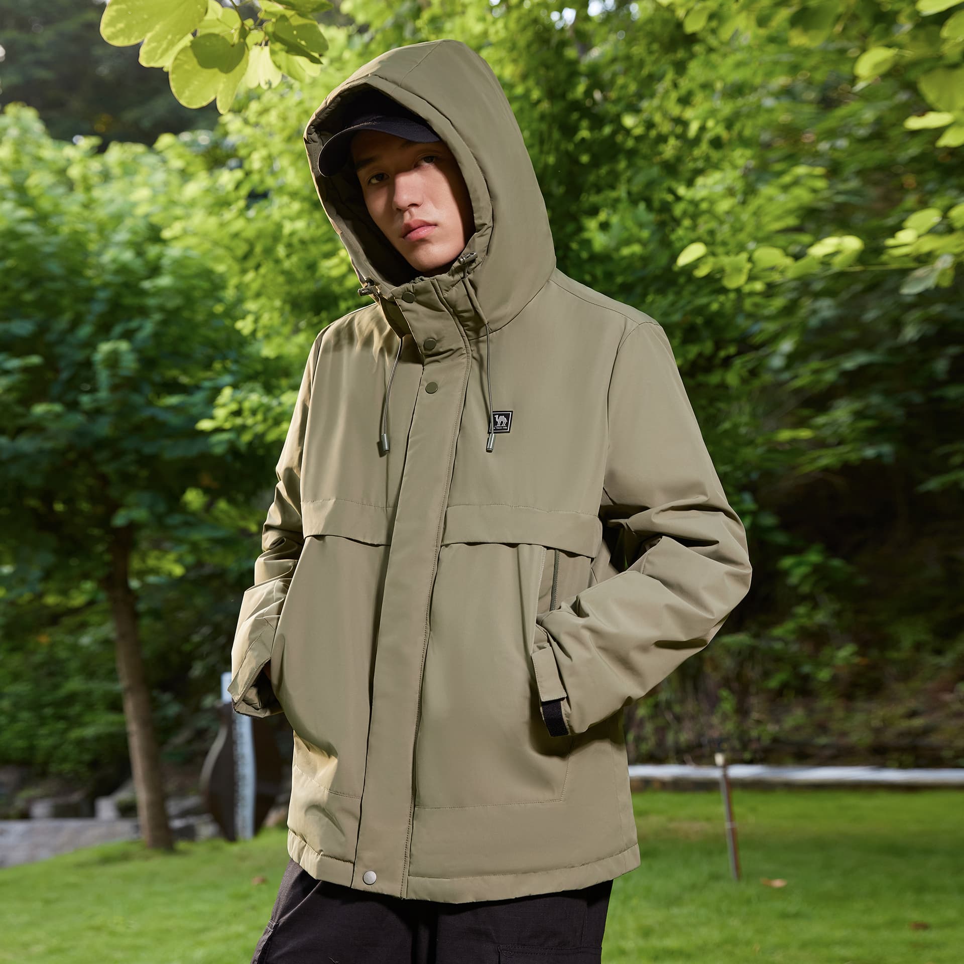 Зимняя куртка CAMEL logo - изображение 3