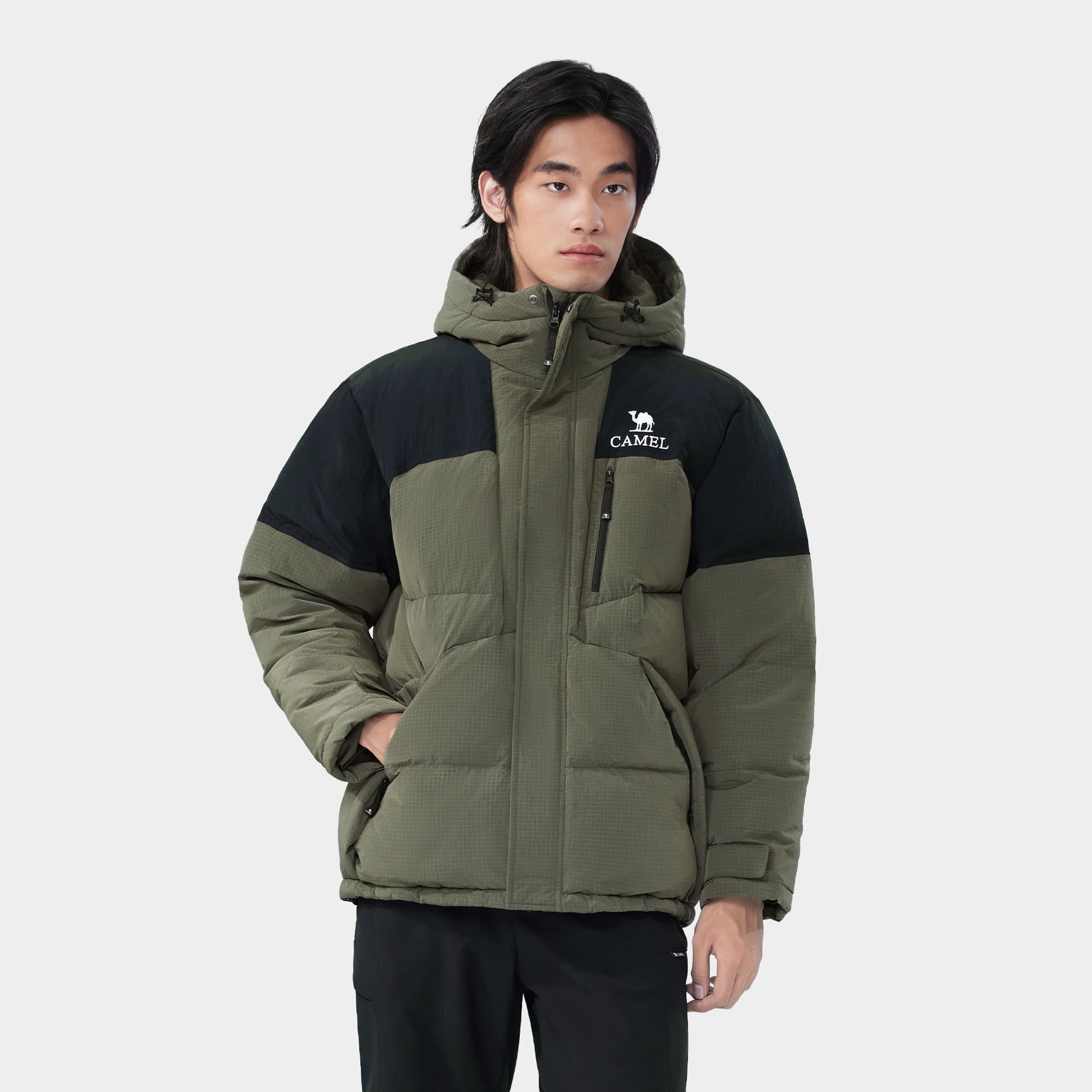 Зимняя куртка Верблюжий цвет Warm Fleece Collection Пуховик Унисекс - изображение 5