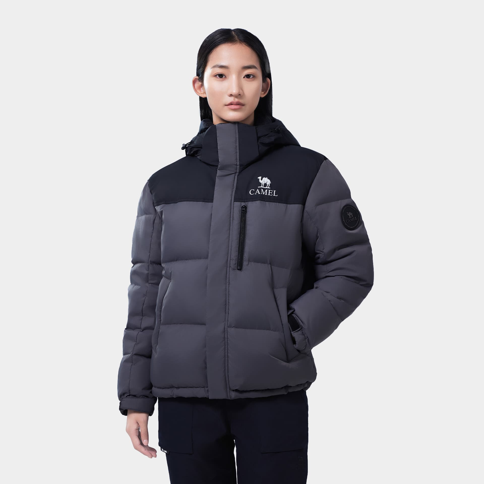 Зимняя куртка CAMEL Extreme Cold Series Водонепроницаемый утепленный многоцветный хлопковый пуховик унисекс - изображение 10